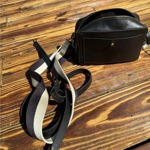 Madewell Black leather Crossbody